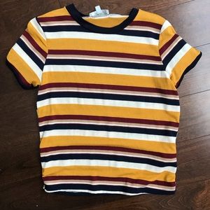 Striped shirt, size medium